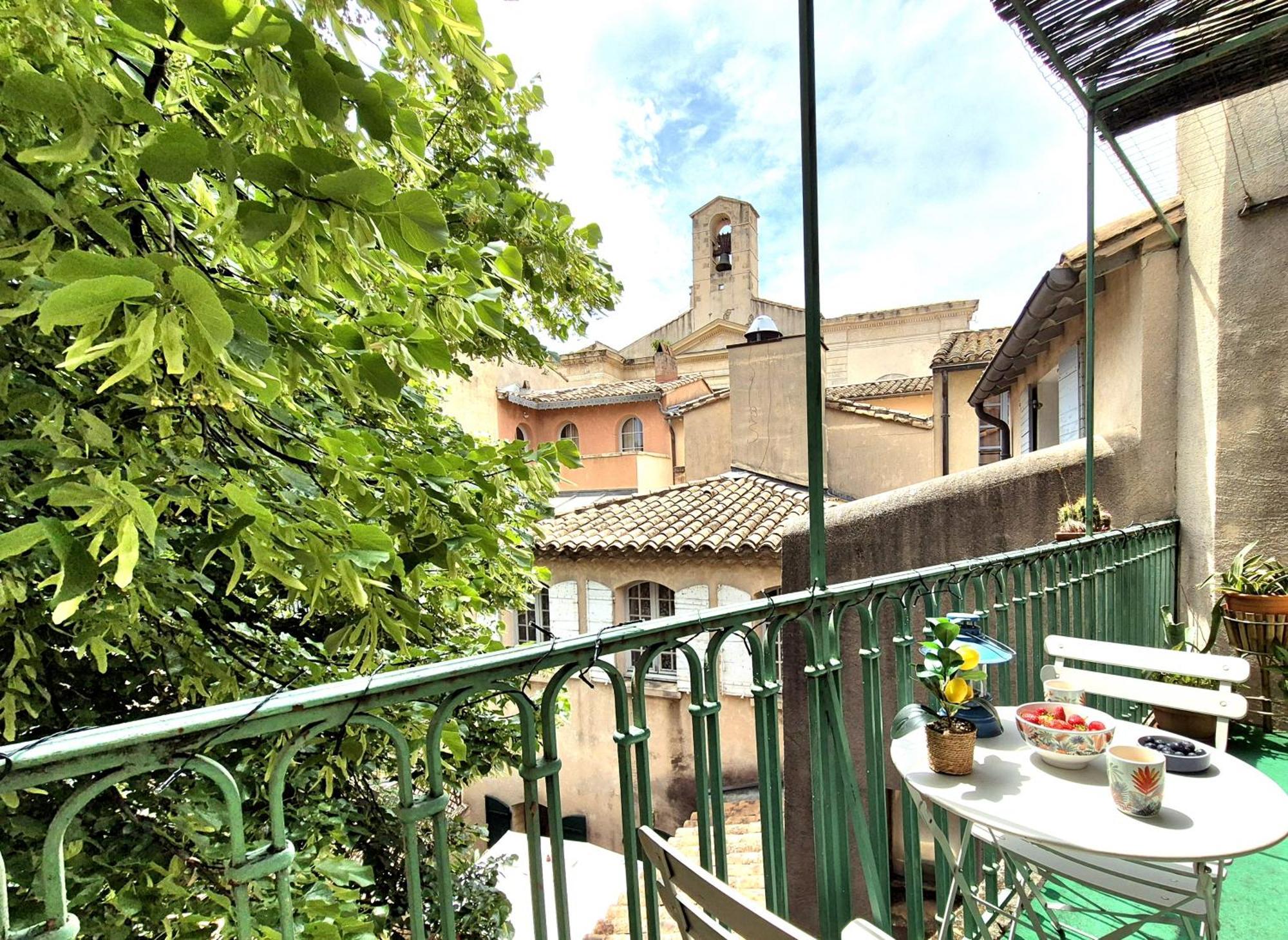 L'Artiste - Balcon - Clim Lägenhet Nîmes Exteriör bild